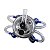 Kit Aranha Ordenha Coletor 450ml Teteira Capa Inox 1anel - Imagem 3