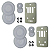 Kit Reparo Pulsador Gimenez Pneumático 60/40 Ordenha - 02 Un - Imagem 1