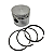 PISTAO E ANEIS PARA COMPRESSOR DE AR TEKNA CP8525 CP8550 - Imagem 2