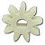 Engrenagem Nylon 9 Dentes p/ Rolo Nova Do Cheff CL11 CL12 - Imagem 4