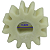 Engrenagem Nylon Do Cheff 12 Dentes Abertura Encaixe Meia Lua DC0014 - Imagem 2