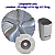 Kit Agitador Lavadora Colormaq Lcs 14/16/20 Kg Com Cubo - Imagem 3