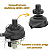 KIT TAMPA  E CHAPEU VASO MEDIDOR M500/501 GIMENEZ 0201144 - Imagem 3