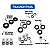Kit Reparo Lavadora Tramontina  C/ O-Ring 42552/012  42552/022 - Imagem 2