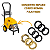 Conjunto Reparo Corpo Bomba P/lav1600i Vonder Original - Imagem 3