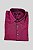 Camisa Social Masculina Slim Zaiko Maquinet Bordo - Imagem 2