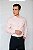 Camisa Social Masculina Slim Zaiko Maquinet Rosa - Imagem 1