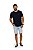 Bermuda Masculina Jeans Trich Slim Destroyed Azul Claro 116 - Imagem 1