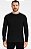 Blusa Manga Longa Eco Texture Booq Preto - Imagem 1