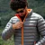 Jaqueta Puffer Kailash Dupla Face Pluma Ganso Laranja/Cinza - Imagem 2