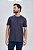 Camiseta Masculina Acostamento Pima Azul Marinho 2114 - Imagem 1