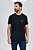 Camiseta Masculina Acostamento Elastano Preto 2084 - Imagem 1