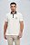 Polo Acostamento Elastano Off White/Verde 4047 - Imagem 1