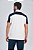 Polo Acostamento Elastano Off White/Azul 4034 - Imagem 3