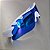 Óculos Esportivo Branco com Lente Azul/Roxa 28150 - Imagem 1