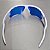 Óculos Esportivo Branco com Lente Azul/Roxa 28150 - Imagem 5