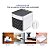 Mini Ar Condicionado Portátil Usb Umidificador Ventilador Climatizador Casa Escritorio Luz de Led - Imagem 7
