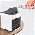 Mini Ar Condicionado Portátil Usb Umidificador Ventilador Climatizador Casa Escritorio Luz de Led - Imagem 8