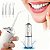 Irrigador Oral Fio Dental Jato D'Água Power Dentes Boca Jet Clean - Recarregável USB 220ml Promoção Limpeza Bocal - Imagem 1