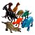 Conjunto 8 Dinossauros Brinquedo Criança Emborrachado - Coleção de Mini Dinossauros | 8 Peças Coloridas - Imagem 5