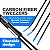 CARBON FIBER TWEEZERS CURVED - Imagem 1