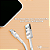 Cabo Lightning/USB - UP Electronics, Carregamento Rápido, Acabamento Premium e Transferência de Dados – Branco - Imagem 7