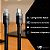 Cabo Lightning/USB-C - UP Electronics, Carregamento Rápido, Acabamento Premium e Transferência de Dados – Preto - Imagem 5