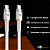 Cabo USB-C/USB-C - UP Electronics, Carregamento Rápido, Acabamento Premium e Transferência de Dados – Branco - Imagem 5