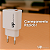 Carregador de Tomada USB UP Electronics 15W, Carregamento Rápido, Compatível com Smartphones e Tablets – Branco - Imagem 7
