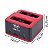 Dock Station 2 HD Sata 2,5 e 3,5 Base Case Entradas 2 USB 3.0 Leitor de Pendrives Cartão SD e TF para Backup Leitura Clo - Imagem 2