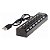 Hub Usb 7 Portas 2.0 Hd Extensor Pen Drive Mouse Teclado TV - Imagem 6