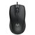 Mouse Com Fio Large Conexão USB 1200 dpi Cabo de 120cm 3 Botões Tamanho Grande Preto - MO308 - Imagem 1