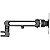 SUPORTE PARA MONITOR DE 17" A 32" ARTICULADO ROTACAO 360° E ORGANIZADOR DE CABO - SM400A - Imagem 6