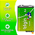 Kit 10 Blisters Bateria Alcalina Elgin com 1 unidade 9V Pilha - Imagem 2