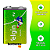 Kit 10 Blisters Bateria Alcalina Elgin com 1 unidade 9V Pilha - Imagem 4