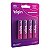 Kit 10 Blisters Pilha recarregável AA 2700Mah Elgin Com 4 unidades Comum - Imagem 2