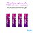 Kit 10 Blisters Pilha recarregável AAA 1000mAh Elgin com 4 unidades Palito - Imagem 3