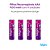 Kit 10 Blisters Pilha recarregável AAA 900mAh Elgin com 4 unidades Palito - Imagem 3