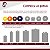 Kit 20 Blisters Bateria  Cr1616 Botão, Elgin, Lítio, 3V, Cartela com 5 - Imagem 3