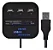 HUB 7 em 1 com 3 Portas USB 2.0 e Leitor de Cartão de Memória - Entradas MS/MS PRO DUO/SD/MMC/MICRO SD / M2 - BTZ - Imagem 3