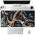 Mouse Pad Gamer Speed Extra Grande Desk Pad Profissional com Borda Costurada 70x35 Dragão Azul Premium - Imagem 2
