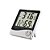 TERMO HIGROMETRO DIGITAL COM MAXIMA E MINIMA MEDIDOR DE TEMPERATURA E UMIDADE COM RELOGIO E ALARME INCOTERM - Imagem 2