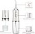 Irrigador Oral Limpeza Profunda Jato D'àgua Supersônico 3 Modos Diferentes Tanque de 220ML Branco Premium Para Dentes e - Imagem 8