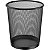Lixeira de Metal Redonda, 8.5L, Cor Preta, Orden - Imagem 1