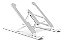Suporte P/Notebook - Regulável, Ergonômico e Portátil (BRANCO) - Imagem 1