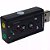 Adaptador Placa de Som USB 7.1 com P2 PC Notebook - Imagem 2