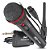 MICROFONE SEM FIO - SENSIBILIDADE: -72dB - FREQUENCIA: 100 10KHz - IMPEDANCIA: 600 Ohms - ALIMENTACAO: 1,5V KP-M0005 TTD - Imagem 1