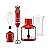 Mixer Power Inox 3 em 1 600W Elgin Vermelho 220V - Imagem 3