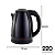 Chaleira Elétrica Elgin Inox Preta 2 Litros - 220V - Imagem 6