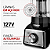 Liquidificador Turbo Mondial L-1000 BI – 1000W 3L Preto/Inox - 127V - Imagem 8